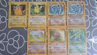 Gamla Pokemonkort sent 90-tal