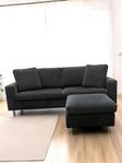 Mio Toronto 3-sits soffa med tillhörande fotpall 