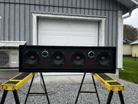 Fet SPL-låda – GAS PSM68 x4 + LED, MDF-byggd