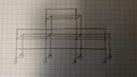 Uthyres - Byggställning Aluminium 4 sektioner (3+1)