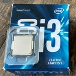 Intel i3 6100 CPU