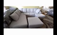 Ljusgrå divan soffa 