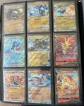 9 Pokemonkort - alla Ex eller V kort