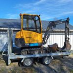 Minigrävare Volvo EC15B uthyres