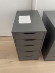 2 st Alex hurts Ikea mörkgrå