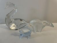 Tre glasfigurer