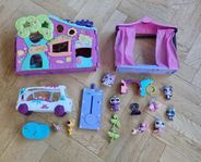 PetShop leksaker hus buss mycket tillbehör instruktioner.