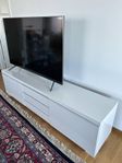 BESTÅ BURS Tv-bänk, högglans vit, 180x41x49 cm
