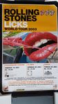 ROLLING STONES KONSERTAFFISCH FRÅN 2003 I ABSOLUT NYSKICK