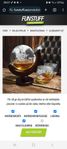 karaff med 2 glas 