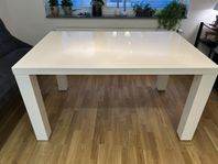 Matbord 140 cm vit 