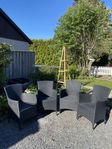 4 strädgårdsstolar i konstrotting, Hillerstorp