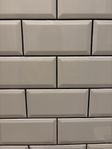 11 kvm vitt kakel (metro) 10x20 cm - nytt skick 