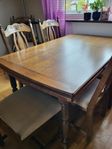 Carpati matbord/stolar 6 st