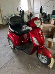 Taberg T408-1 promenadscooter röd