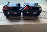 Milwaukee batteri 5.0Ah M18