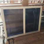 Fast 2-glas Fönster Trä med Solfilm b1185 x h885