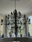 Lampa svart / krom 50 ljuspunkter