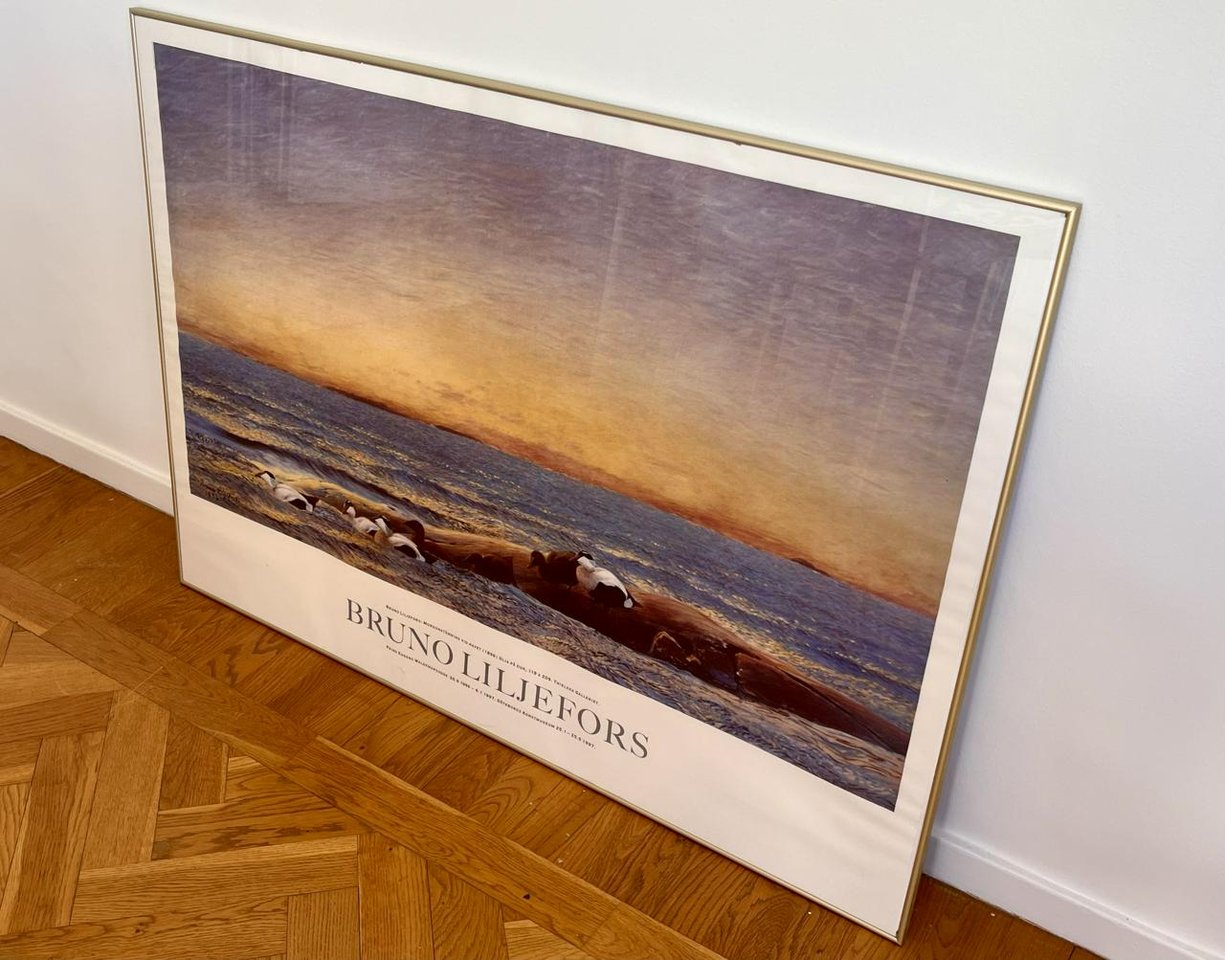 Tavelram 70x100 metallram med...