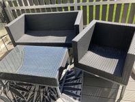 lounge grupp utemöbler 