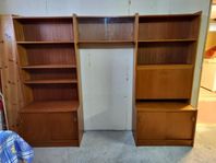 Bokhylla i teak