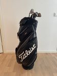 Järnset med golfbag