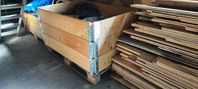 3 st EUR-pall med pallkragar 