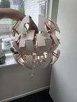 Taklampa silver/guld färgad