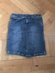kjol mjuk jeans denim