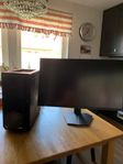 Gamingdator + gamingskärm