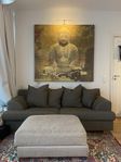 Soffa : B 200 D 100 H 58  