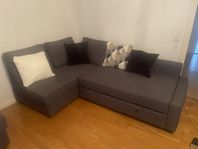 3-sits bäddsoffa med schäslong,