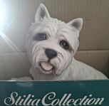 West Highland terrier i porslin 