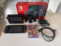 Nintendo Switch med Mario kart 