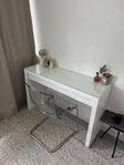 Skrivbord, vitt (MALM toalettbord)– 120x41 cm