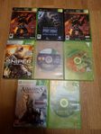 5 Xbox360 + 3 Xbox-spel 