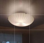 CALYPSO PLAFOND, IKEA i frostat glas och metall.