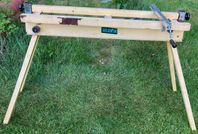 Arbetsbord höjd 80 cm,Bredd 26 cm,L98cm. Hopfällbart.Metal