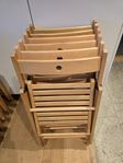 6 st Ikea klappstolar 