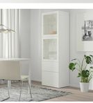 Vitrinskåp med förvaring -IKEA
