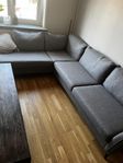 Soffa med divan