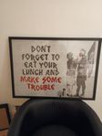 Inramad Tavla Banksy