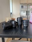 Nikon d7200 m. 3 olika objektiv