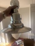 TAKLAMPA, aluminium/glas, Ottava, IKEA, industrimodell,...