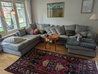 Stor soffa med dubbel divan
