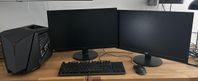 Stationär dator - Lenovo Y710 + skärmar + övrigt tillbeh