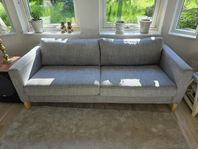 Ikea Karlstad 3 sits soffor, grå (2 st)