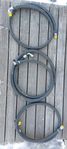 3 st Hydraulik slangar 1/2 tum med rak och 90 grader kopplin