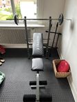 Träningsbänk med skivstång