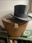 Empire hög hatt med hattask